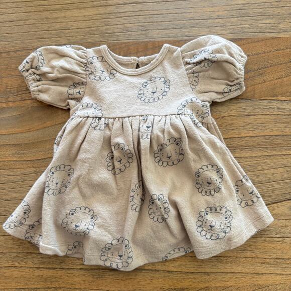 Quincy Mae Other - Quincy Mae Darla Dress & Bloomers Lions - Size 3-6 months